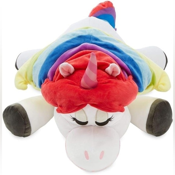 Rainbow Unicorn Cuddleez Plush – Inside Out – Large – 25'' - Picture 2 of 3